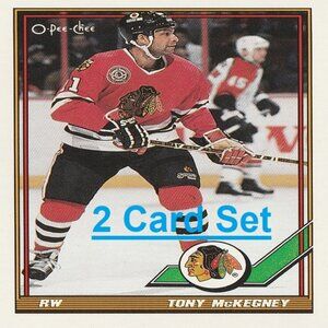 Tony McKegney Hockey Card Collection